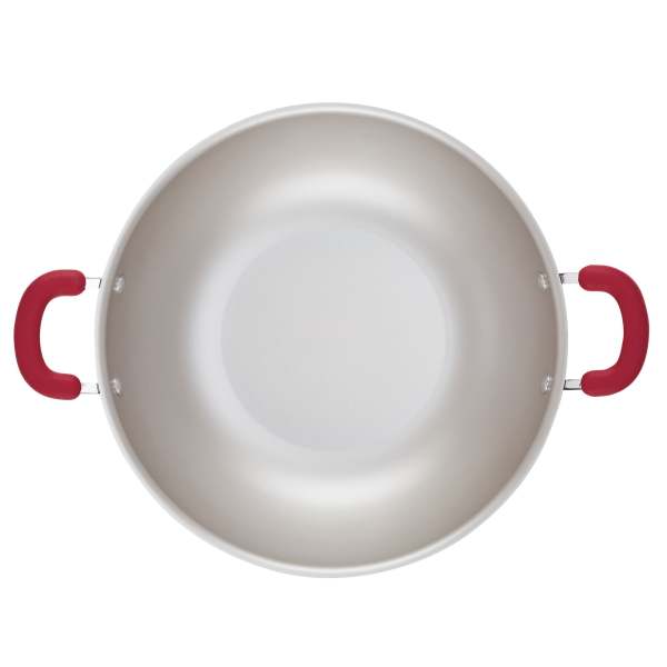 Rachael Ray Create Delicious Enameled Aluminum 14.25-Inch Wok 7