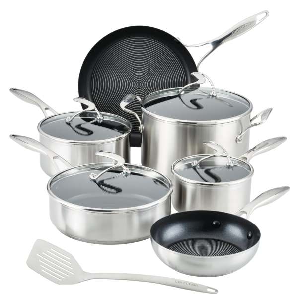 Circulon S-Series 10-Piece Stainless Steel Cookware Set 1