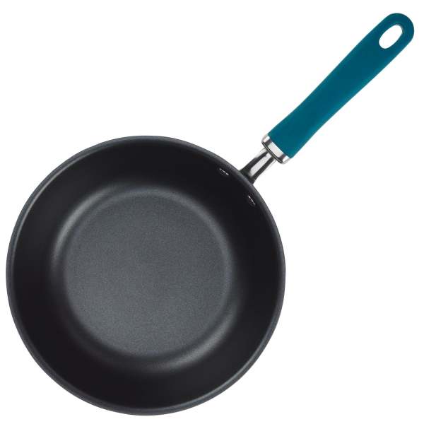 Rachael Ray Create Delicious Hard Anodized Nonstick 3-Quart Chef Pan with Lid 3