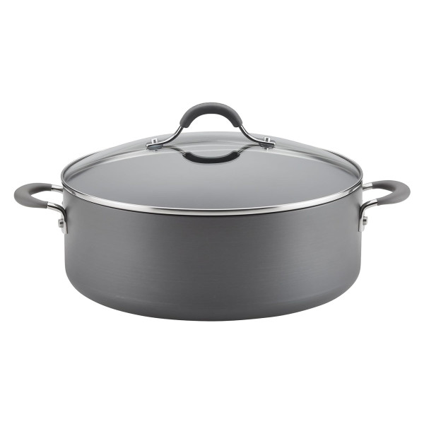 Circulon Radiance Hard Anodized Nonstick 7.5-Quart Wide Stockpot with Lid 2