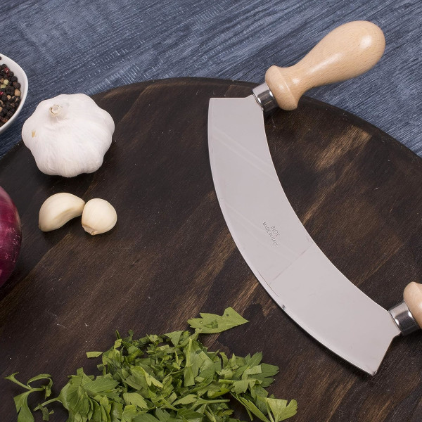 Fante's Mamma Maria's 9.5вЂќ Rocking Chopper Knife 3