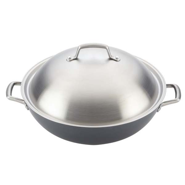 Anolon Accolade 13.5-Inch Covered Wok 2