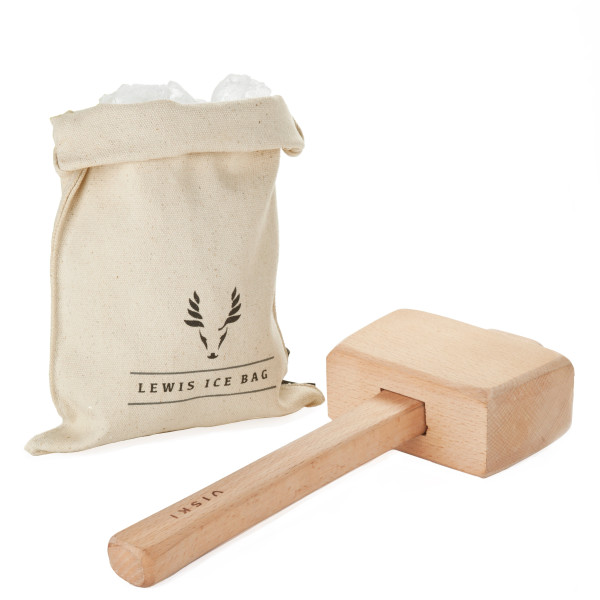 Viski® Lewis Ice Bag and Mallet 1