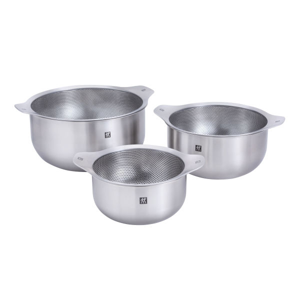 Zwilling 6-Piece Stainless Steel Bowls and Strainer Set 3