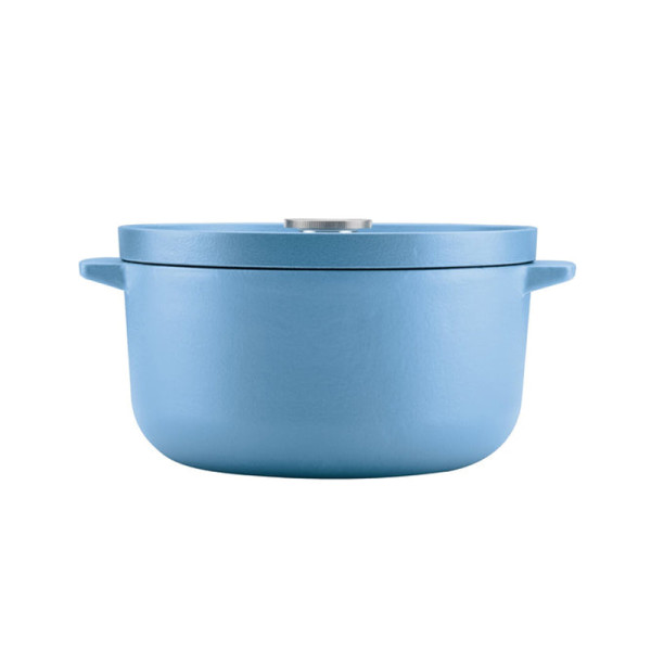 KitchenAid Enameled Cast Iron 6-Qt Dutch Oven Blue Velvet