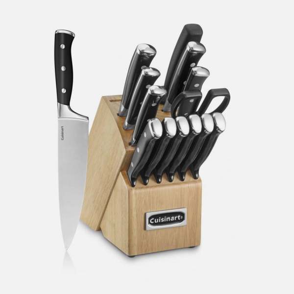 Cuisinart Triple Rivet 15-Piece Knife Block Set Block