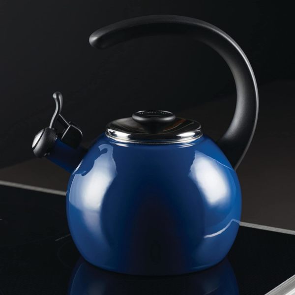 Circulon Enamel on Steel 2-Quart Teakettle Navy