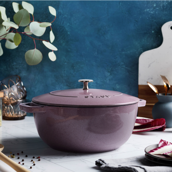 Staub Cast Iron 5.25-Quart Essential French Oven Lilac