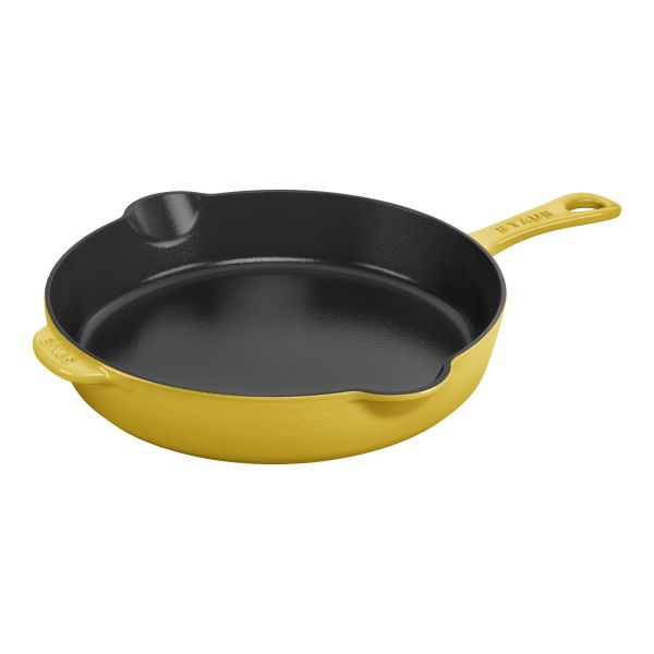 Staub Cast Iron 8.5-inch Traditional Deep Skillet - Citron