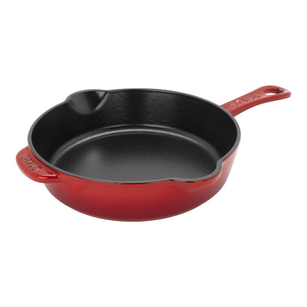 Staub Cast Iron 8.5-inch Traditional Deep Skillet - Cherry