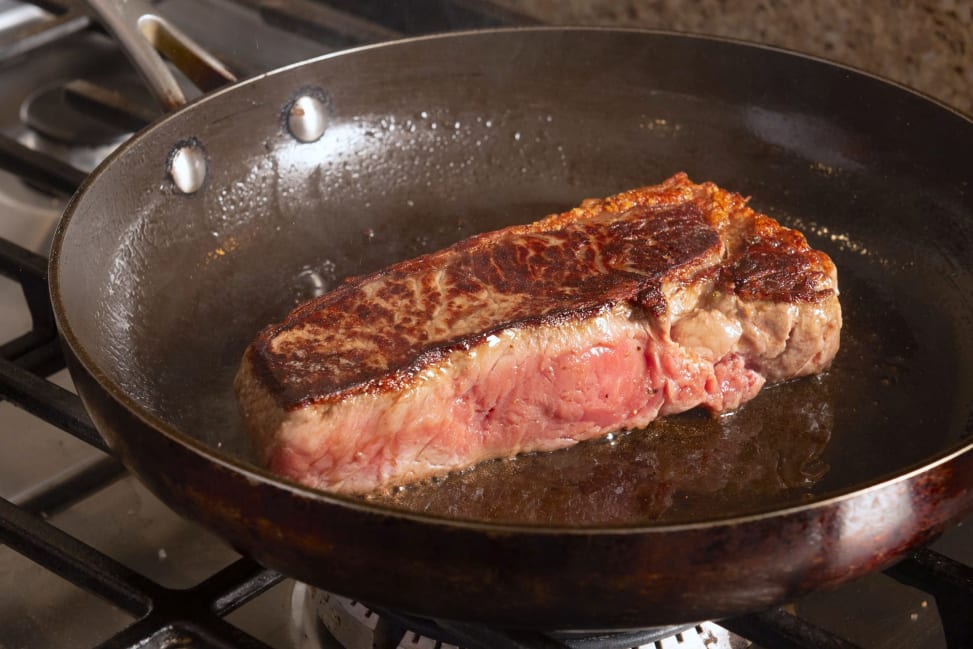 cooking and searing steak in a pan | Classpop Shot 3