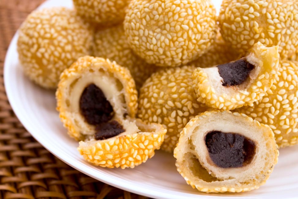 sesame balls with red bean paste | Classpop Shot 4