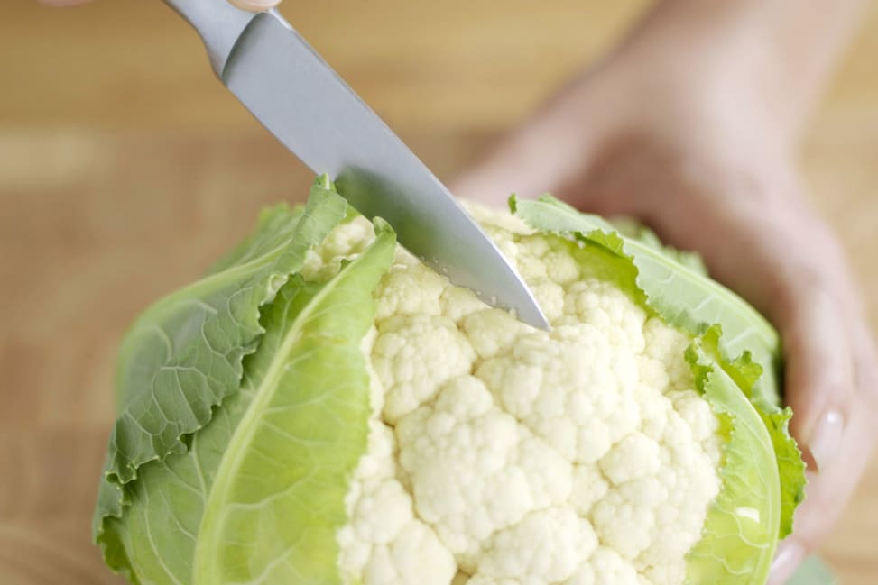 Los Angeles - cutting cauliflower Shot 1