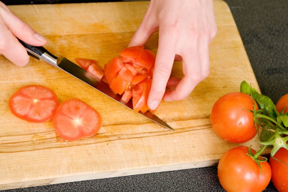 Dicing tomatoes Shot 3