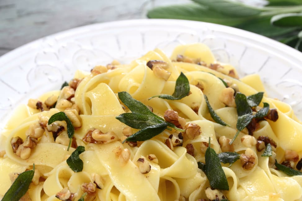 Fresh pappardelle pasta from scratch Shot 1