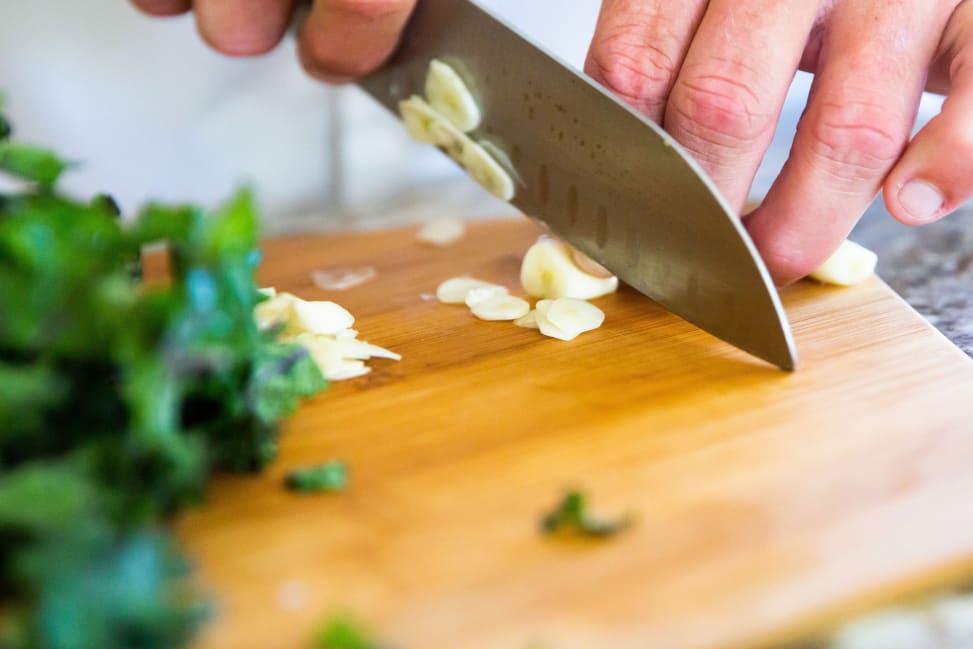 Bay Area - cutting garlic Shot 4