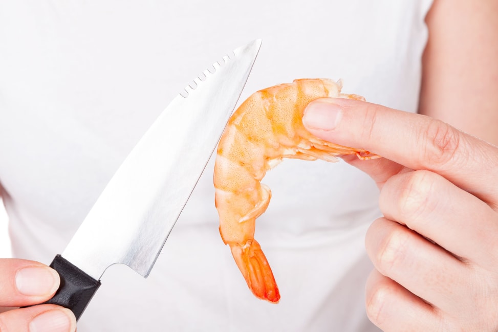 Preparing shrimp Shot 1