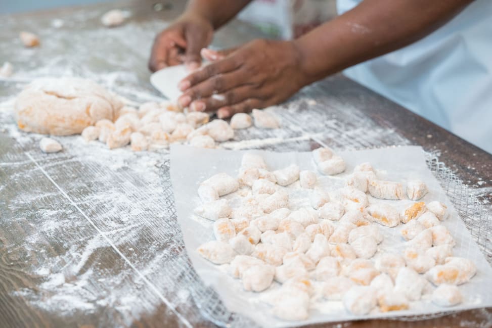New Jersey - preparing gnocchi (2) Shot 4