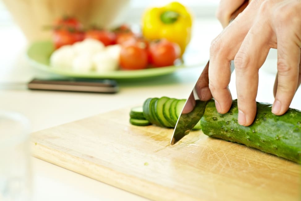 Los Angeles - cutting cucumber Shot 3