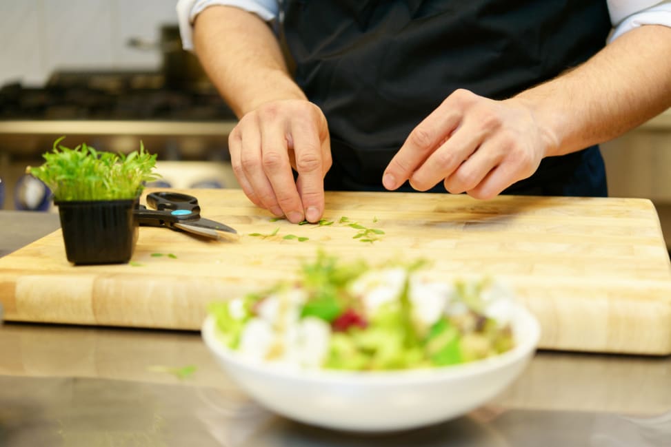 Los Angeles - preparing salad Shot 2