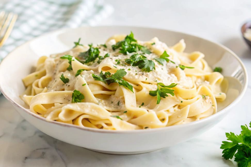 fettuccine Alfredo pasta Shot 4