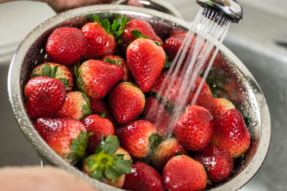 Washington, D.C. - washing strawberries Shot 1