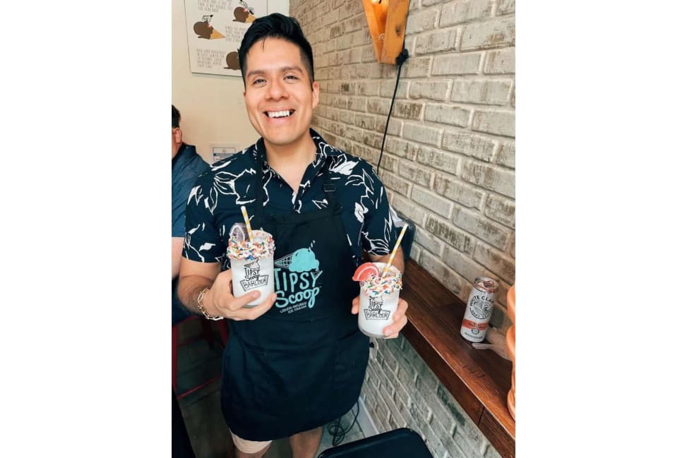 NYC - instructor with margarita sundae ice cream Shot 4