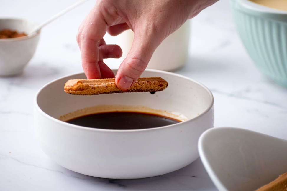 soaking ladyfinger biscuits for tiramisu Shot 4
