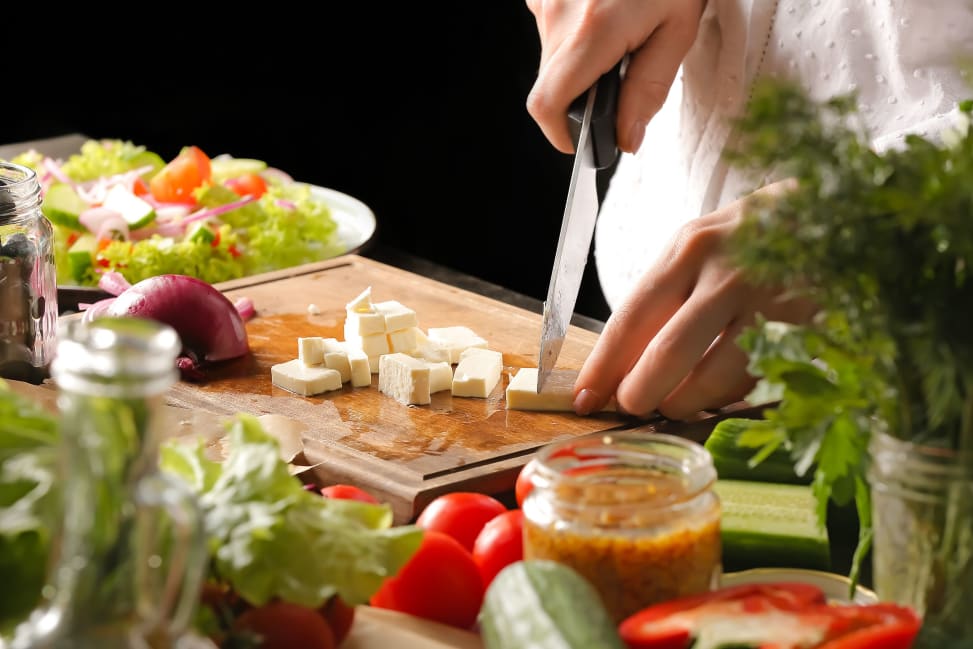 Los Angeles - cutting feta Shot 3