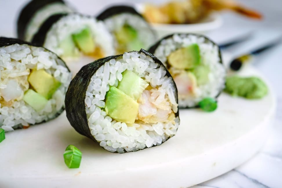 Columbus - sushi with shrimps Shot 2