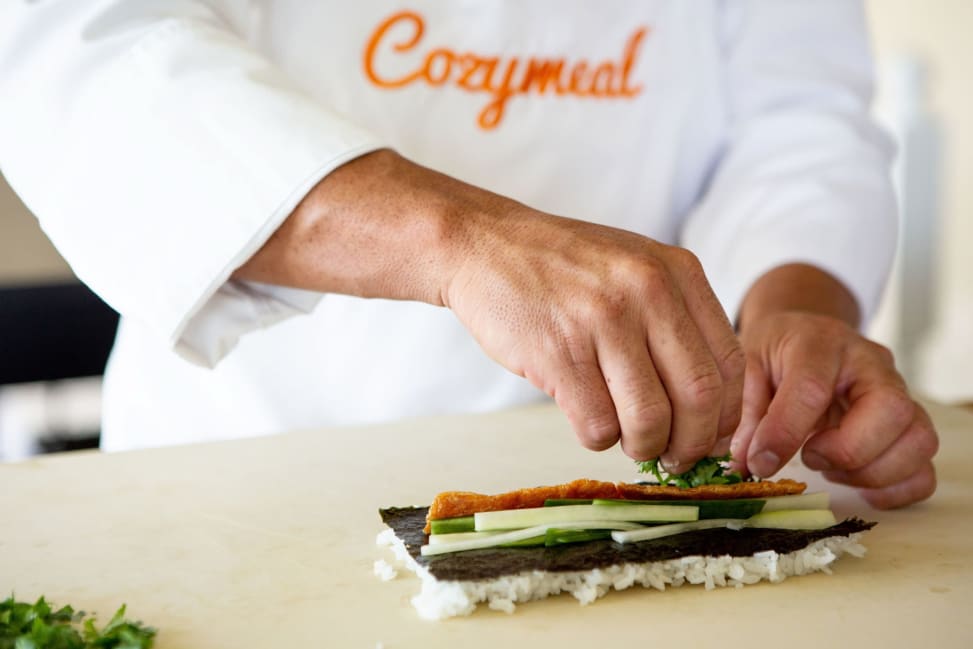 rolling sushi with veggies | Classpop Shot 3