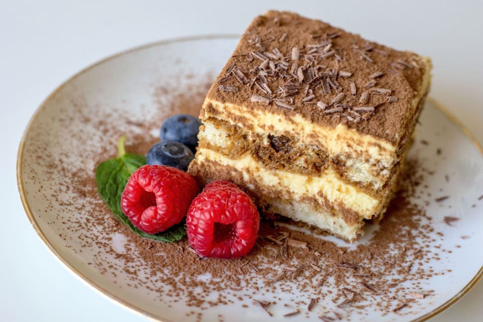 tiramisu with berries on the side | Classpop Shot 2