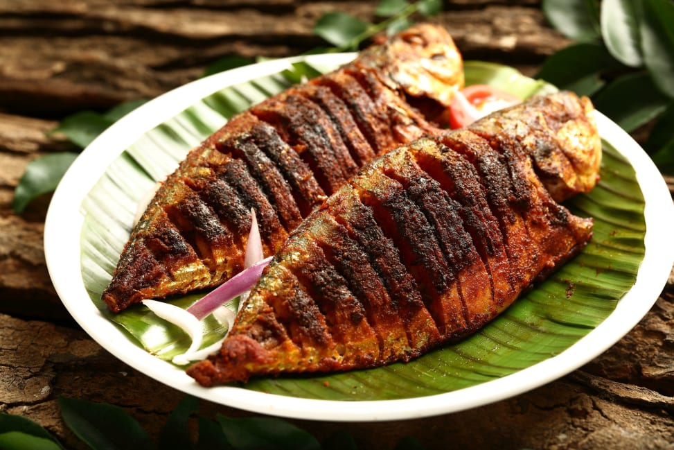 local fish in banana leaf | Classpop Shot 3