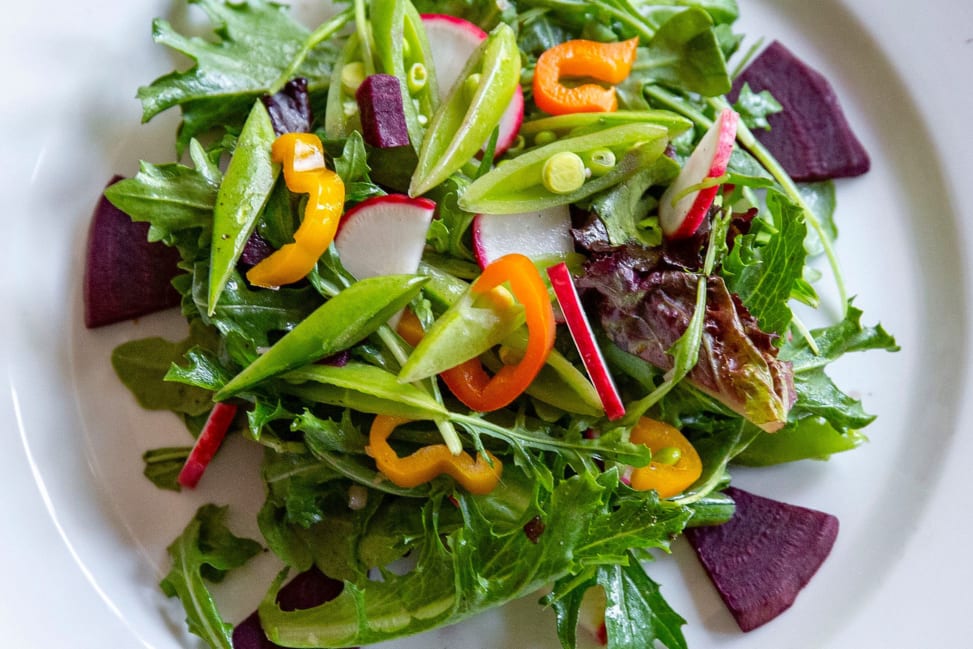 classic mixed seasonal salad on a plate | Classpop Shot 3