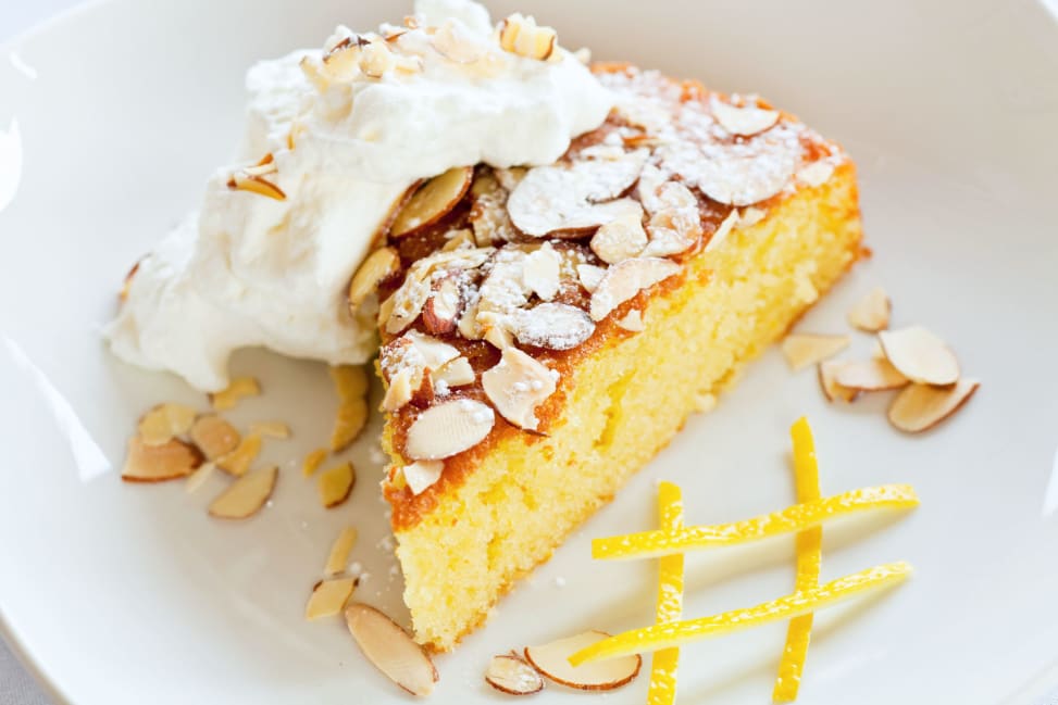 Citrus Olive oil Cake slice with mascarpone cream | Classpop Shot 4