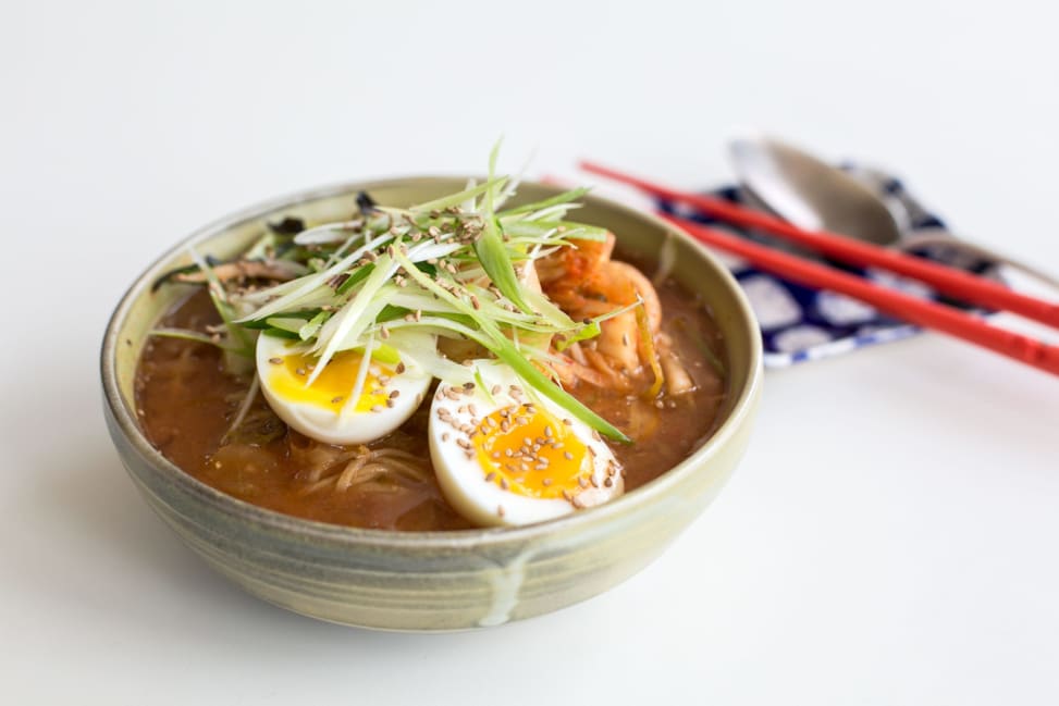 japanese ramen bowl with noodles and eggs | Classpop Shot 2