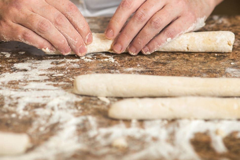 rolling ricotta gnocchi dough Shot 2