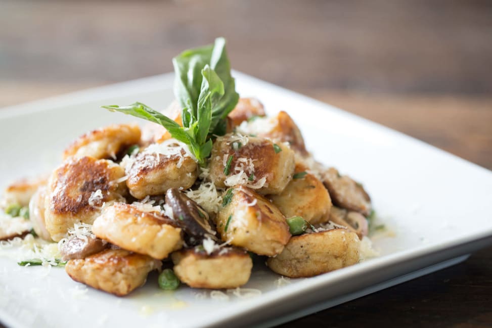 Rustic Italian Vegetarian Meal