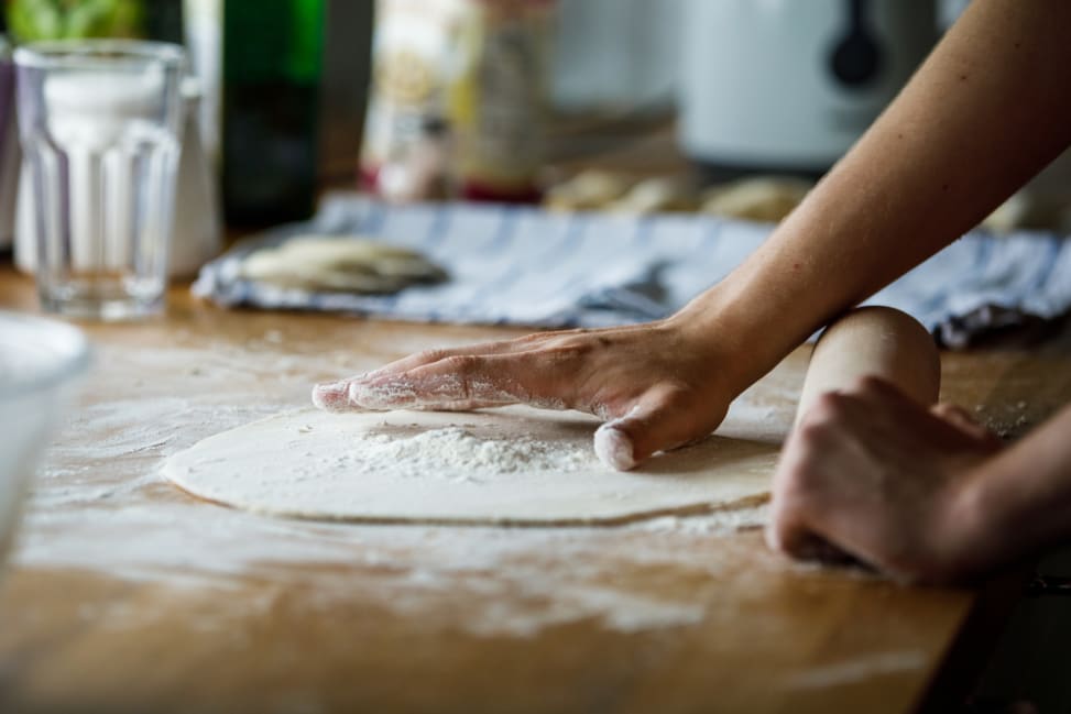 Las Vegas - rolling pizza dough Shot 1