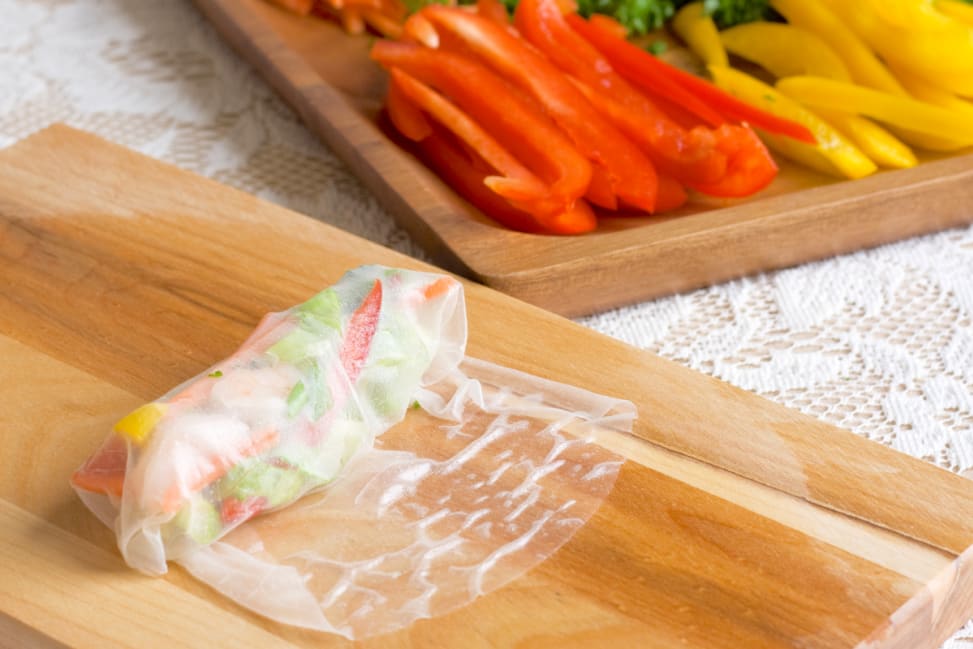 making vegetable spring rolls | Classpop Shot 2