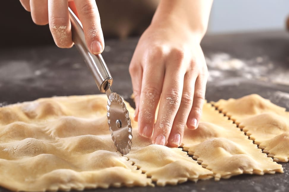 Los Angeles - cutting fresh ravioli Shot 4