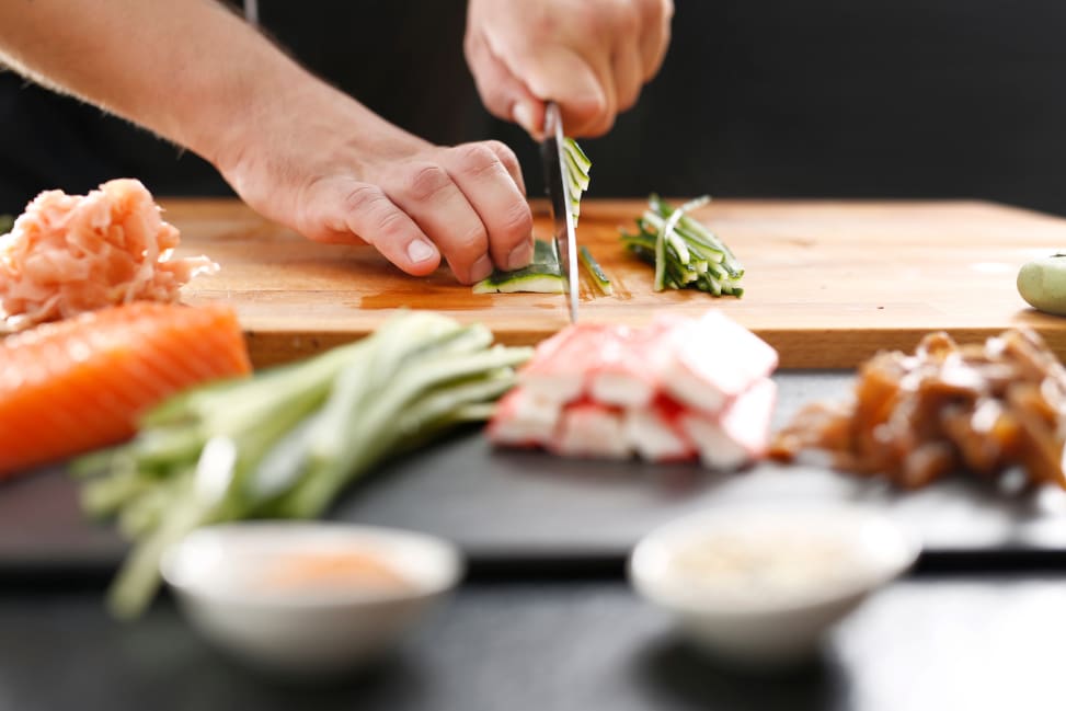 Los Angeles - making fresh sushi Shot 1