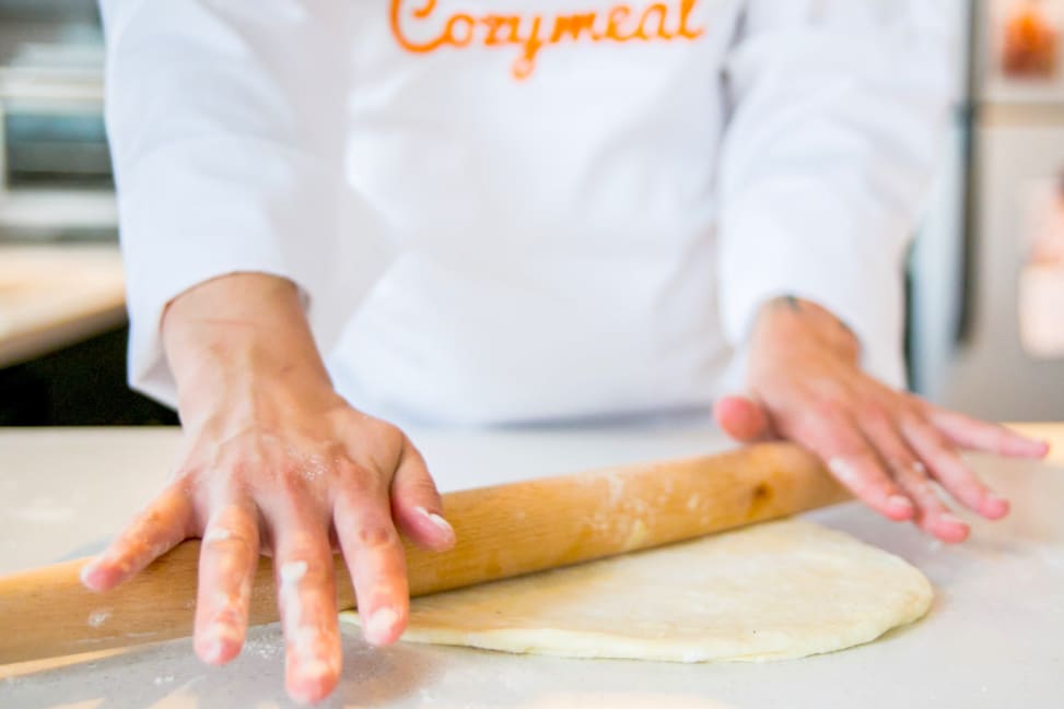 chef rolling out pizza dough | Classpop Shot 4