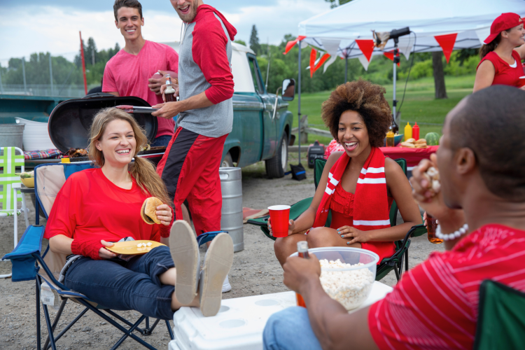 Tailgate party food