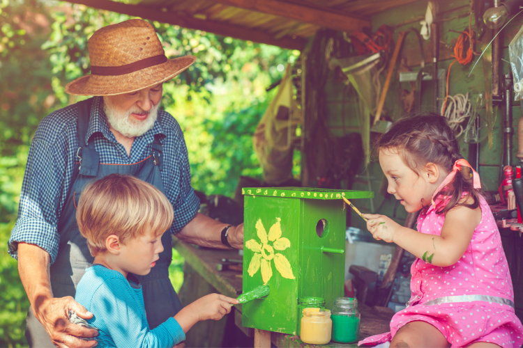 birdhouse painting ideas