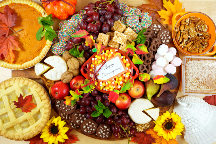 Thanksgiving charcuterie board