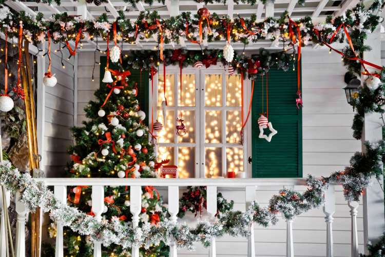 front porch christmas decorating ideas