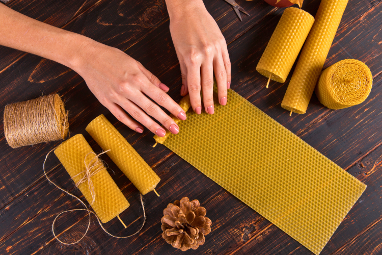 How to Make Beeswax Candles