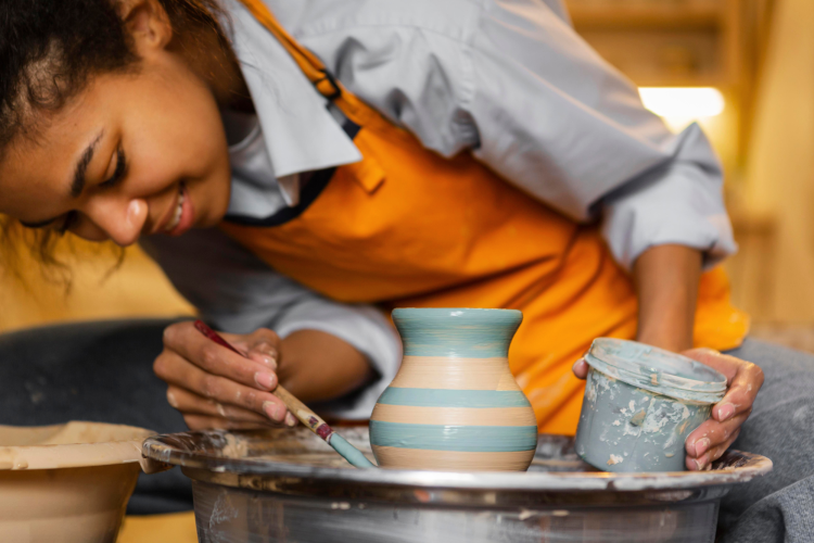 pottery making