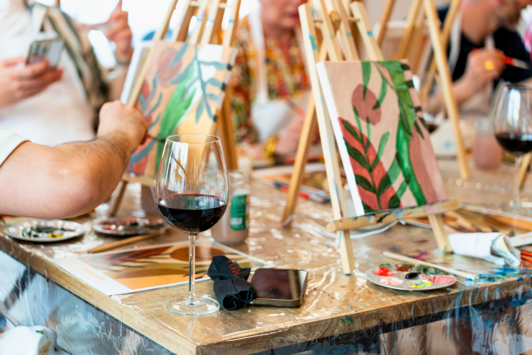 how to start a paint and sip business